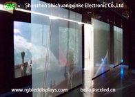 TL6.25mm transparent glass led display building advertising 70% high transparent rate