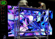 64x32 Dots High Resolution Indoor Full Color LED Display P4 Steel or aluminum Cabinet