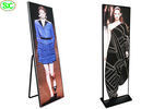 Floor Standing Digital LED Poster Display P2.5 Ultra Thin HD For Advertising