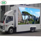 High Brightness Mobile Truck LED Display 1R1G1B Tube Chip Iron / Steel Cabinet