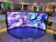 Easy To Install Waterproof Curved Rental LED Display 1/16 Driving Type ROHS