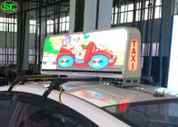 P4 Waterproof IP65 Car LED Sign Display Meanwell Power Supply RGB 3 In 1