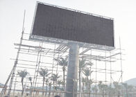 Large Outdoor Full Color Steel Frame P6 P8 P10 Advertising LED Billboards With Column
