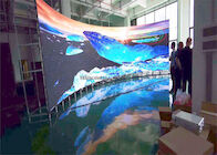 China High quality led video wall P3.91 indoor outdoor Curved led display screen For Shop / Supermaket