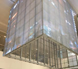 Transparent Led Screen P3.91 1000mm*500mm/1000mm*1000mm Glass Windows Mounted for Jewelry