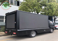 High brightness 6000 cd/m² outdoor P6 LED screen on the van for market activities
