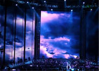 Full Color LED Curtain Wall Display , Indoor Statium LED Stage Curtain Screen P2.5