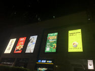 P10 Stadium Shopping Mall LED Advertising Board Iron And Steel Cabinet Material